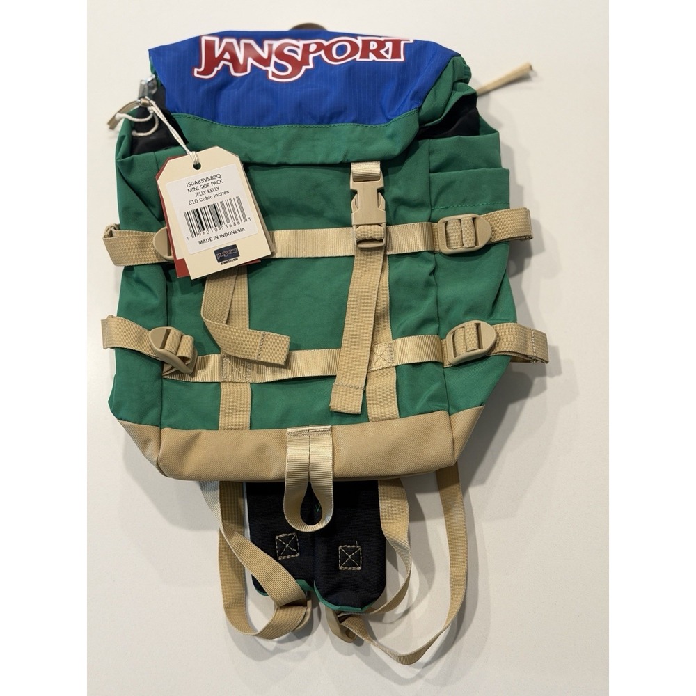 JanSport Mini Skip Pack Backpack Jelly Kelly JS0A85VS88Q NWT